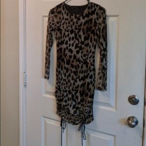 Leopard junior dress size small